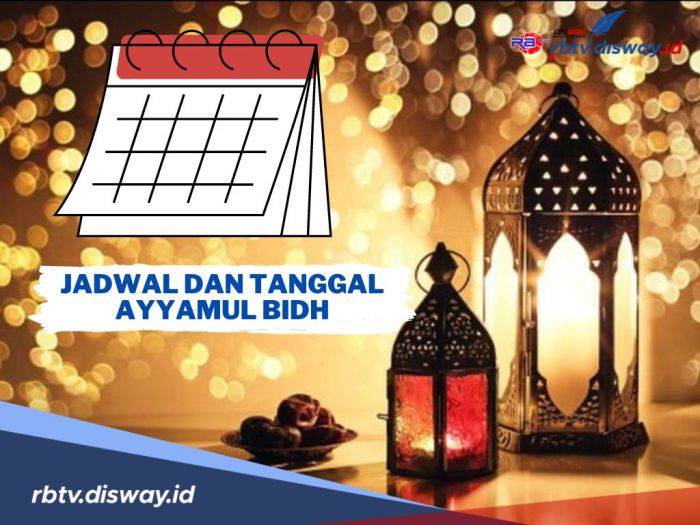 Jadwal puasa Ayyamul Bidh bulan November 2025 dan niatnya