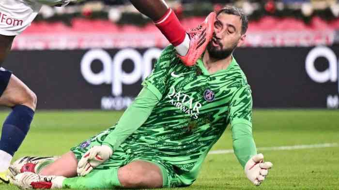 Wilfried Singo apologies to Gianluigi Donnarumma as PSG confirm ... Manajer Leeds: Donnarumma Pura-pura Cedera, Man City Mengakali Aturan